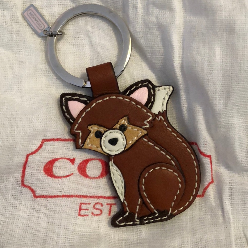 Coach Fox key chain for ctnancy